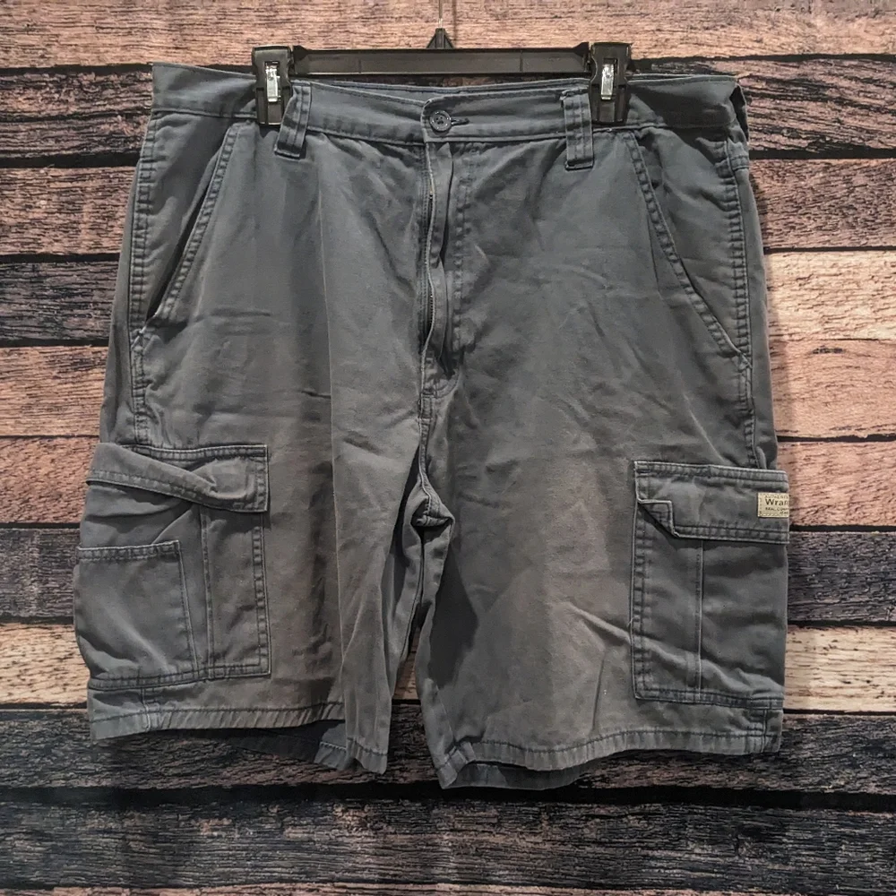 Wrangler Gray Cargo Shorts